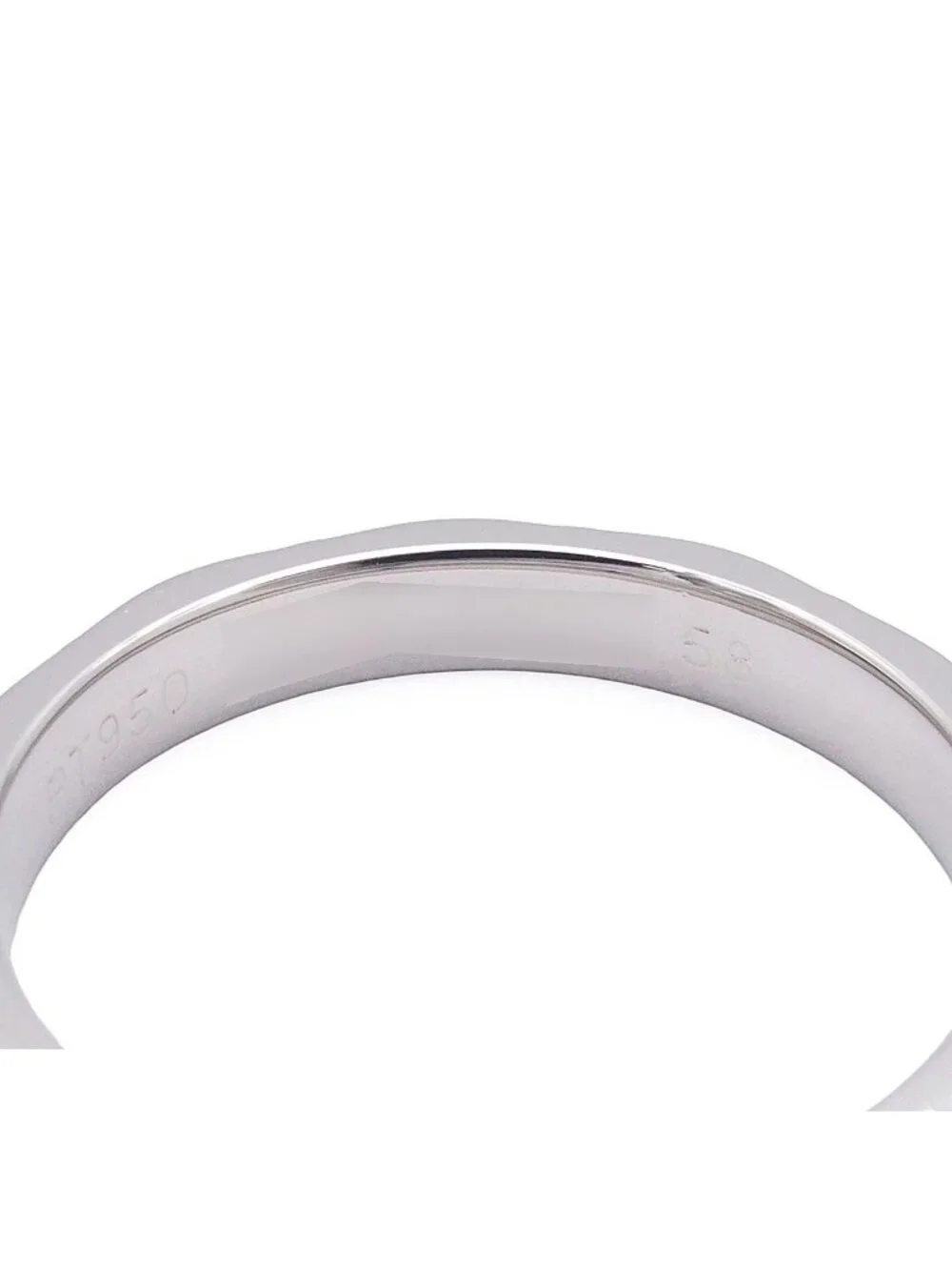 Chanel Quilted Ring Platinum